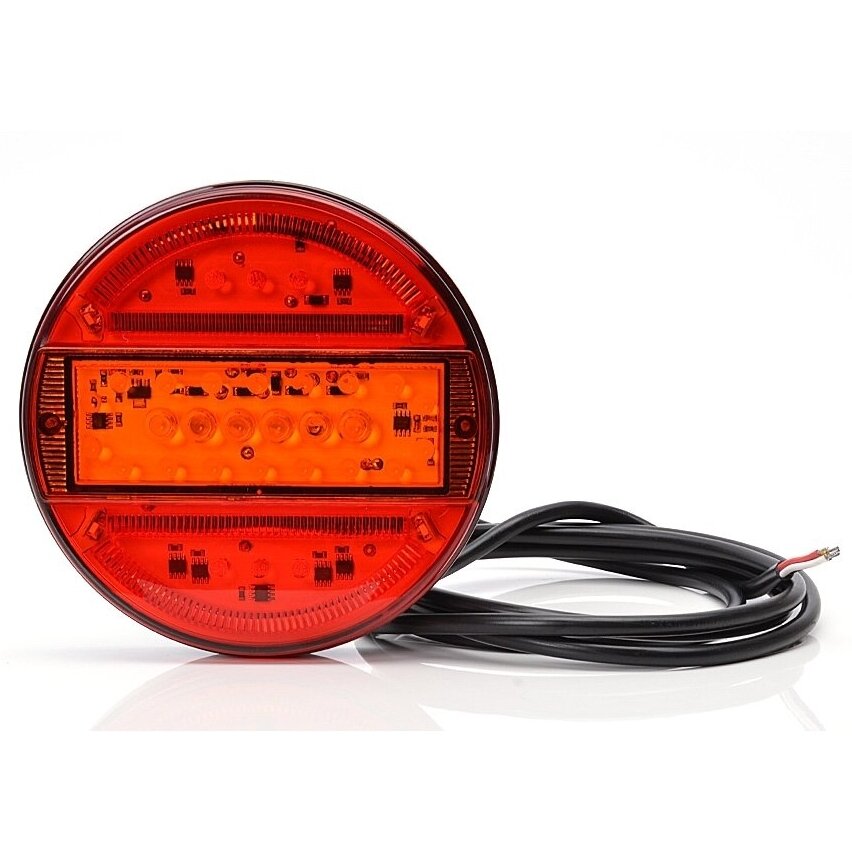 Žibintas LED 12/24V 3 funkcijos galinis kairė/dešinė W95